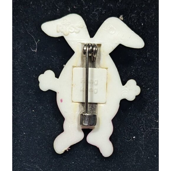 Vintage Russ Kidcore Easter Bunny Egg Brooch - Picture 4 of 4